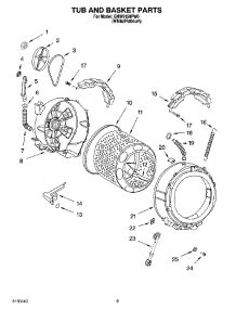 whirlpool ghw9150pw0|Whirlpool Washing Machine Parts 